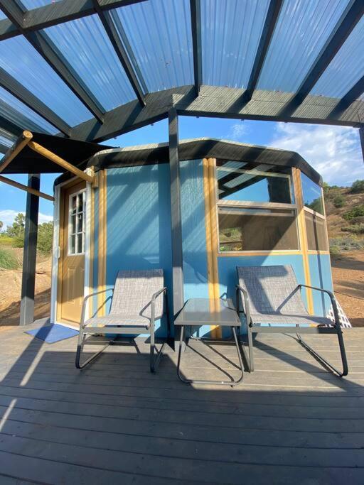 הוילה Valley Center Glamping-Sky Dome Yurt-Tiny House-2 By Lavenders Field מראה חיצוני תמונה